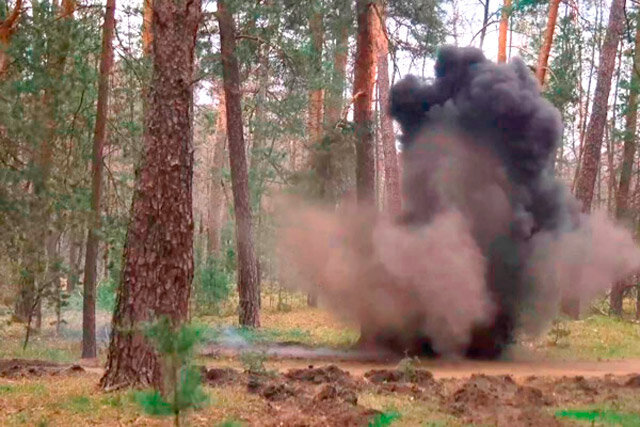 Подрыв (фото из открытых источников)