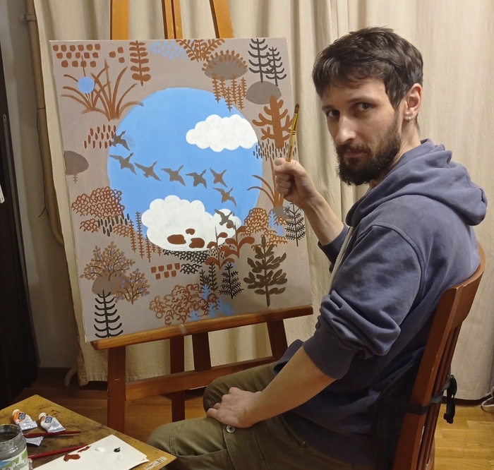 А это я в процессе