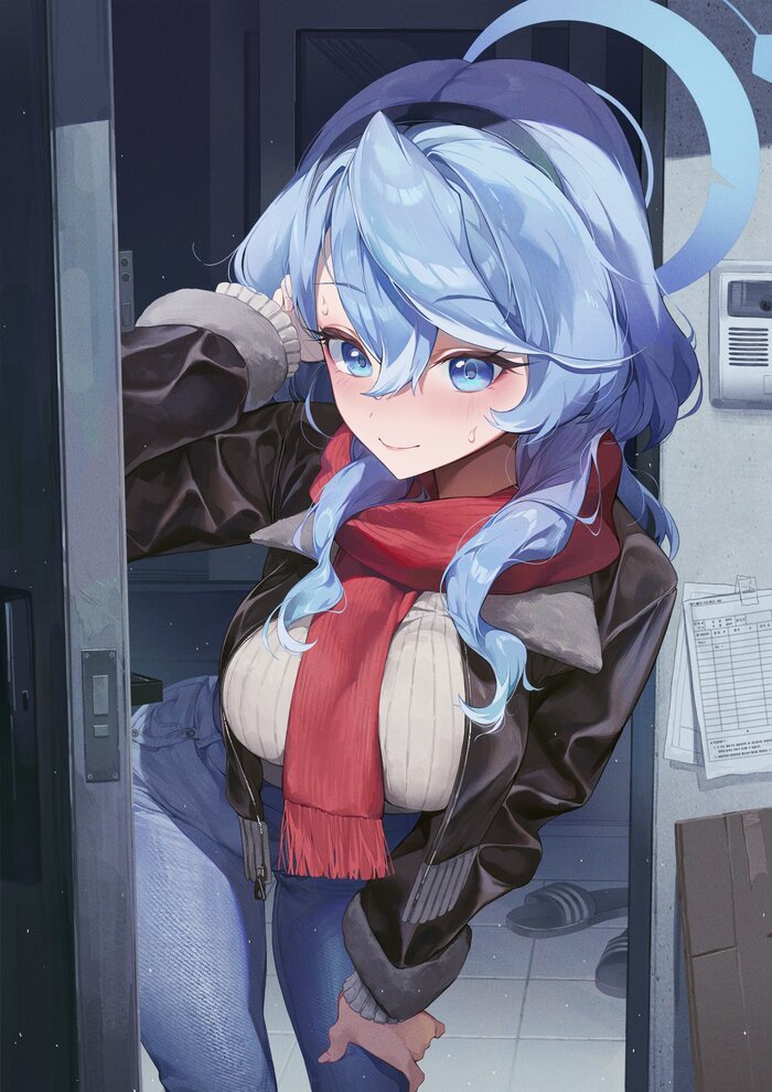   Anime Art, , , , Blue Archive, Amau Ako, 