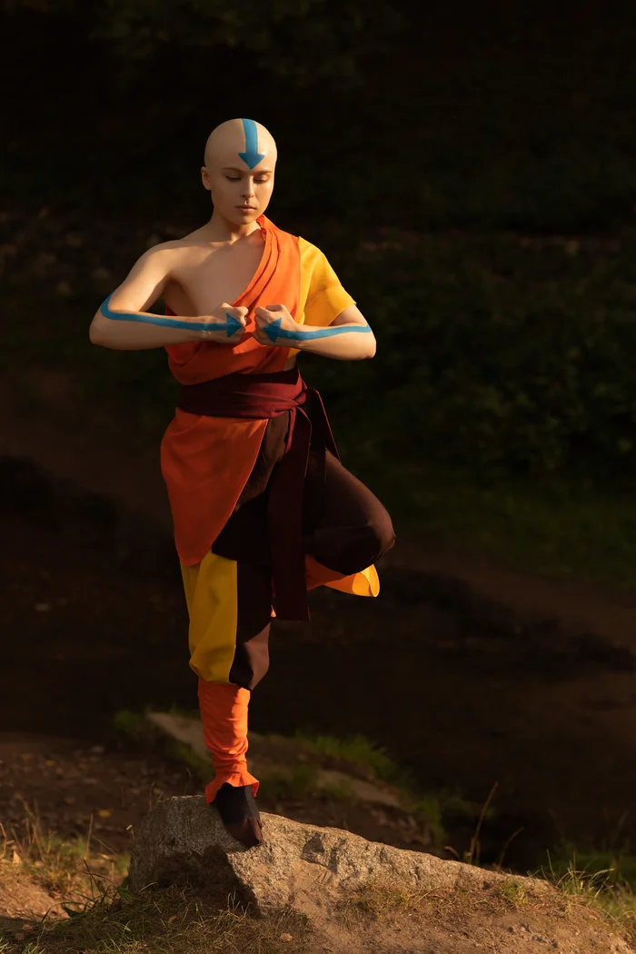 Avatar the legend of Aang cosplay - Моё, Аниме, Аватар, Аанг, Аватар: Легенда об Аанге, Косплей