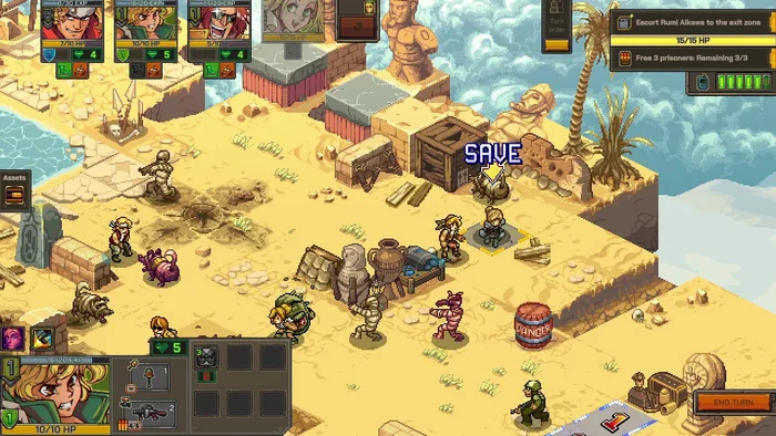 Metal Slug Tactics: Ретро-стиль с современным подходом - Моё, Новости игрового мира, Steam, Компьютерные игры, Игровые обзоры, Metal slug, Стратегия, Пошаговая стратегия, Видео, Длиннопост