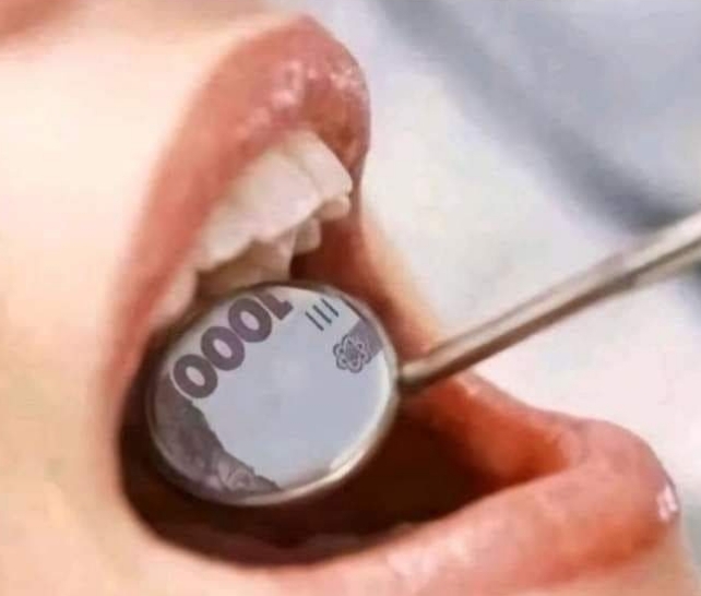 Me: Doctor, my tooth hurts. What do I have there? What the doctor sees: - Humor, Dentistry, Money, Treatment, Diagnosis