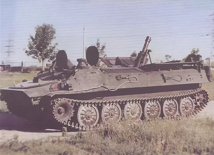 120-мм самоходный миномёт "Тунджа"