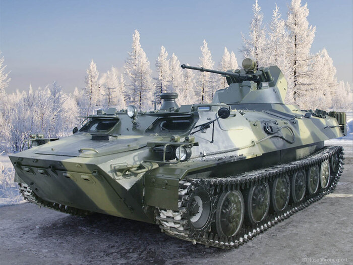 МТ-ЛБ 6МБ с боевым модулем БППУ-1 с 30-мм пушкой 2А72