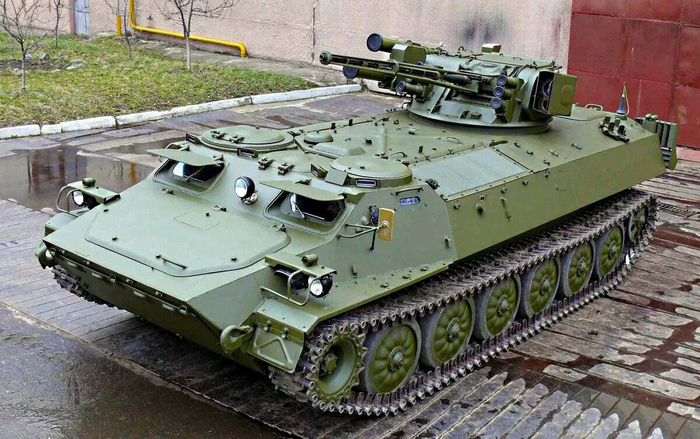 МТ-ЛБМШ с боевым модулем "Шквал"