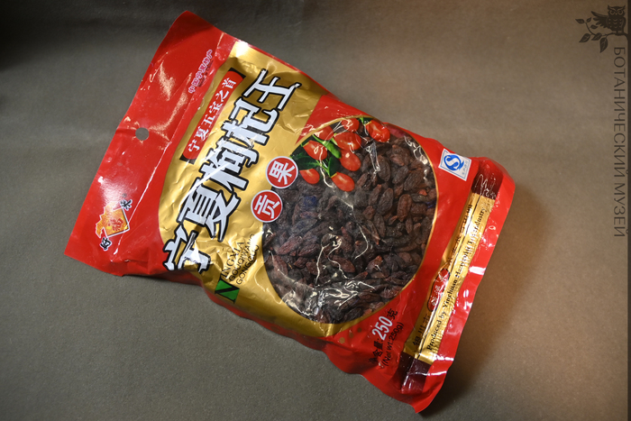 Ягоды годжи, привезенные из Китая в 2018 г. Головневой Л.Б.