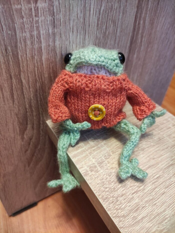 Лягушачье время - моя версия лягуха от Клэр Гарланд, покорившего интернеты