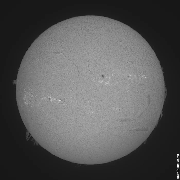 Hydrogen Sun, November 5, 2024, 1:51 PM - My, The sun, Astrophoto, Astronomy, Space, Starhunter, Anapa, Anapadvor