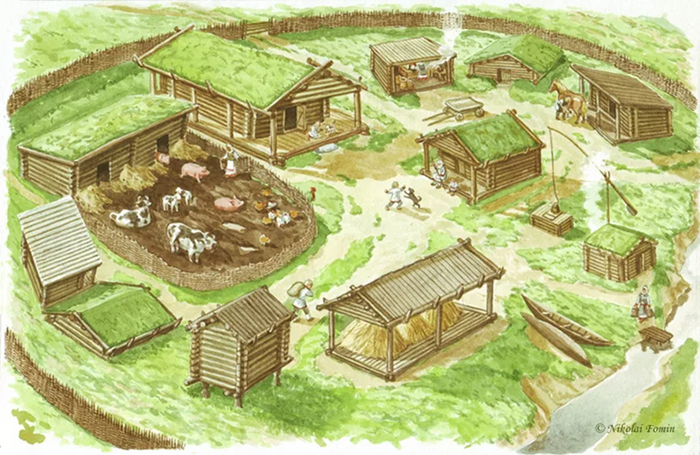 Славянское поселение