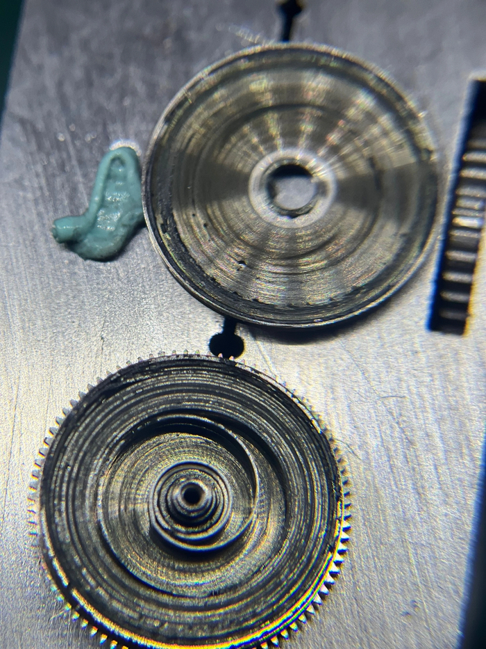 Барабан в момент открытия