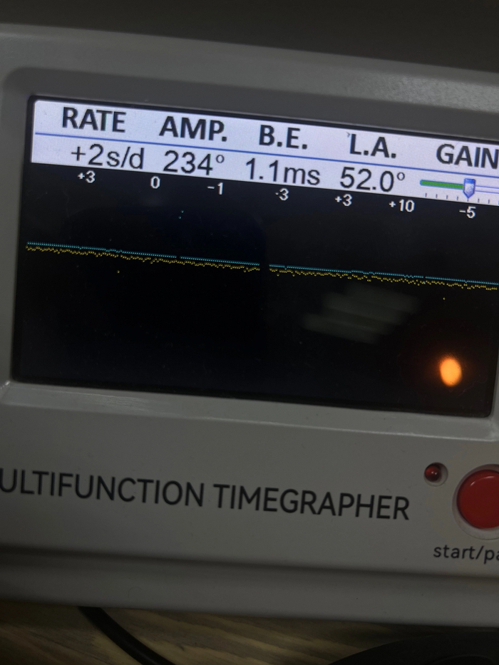 После репассажа, показатели более чем норма, мелкие точки вдали от линии хода, это моменты поворота датчика в разные положения часов
