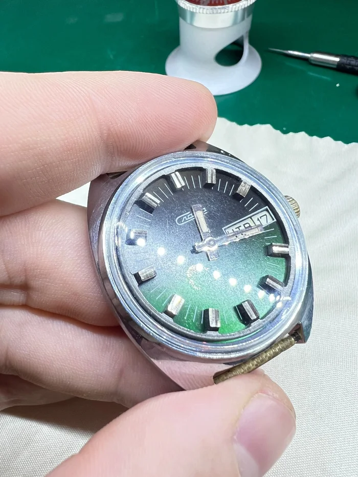 Slava watch - My, Glory, Watchmaker, Nizhny Novgorod, Watch repair, the USSR, Wrist Watch, Longpost