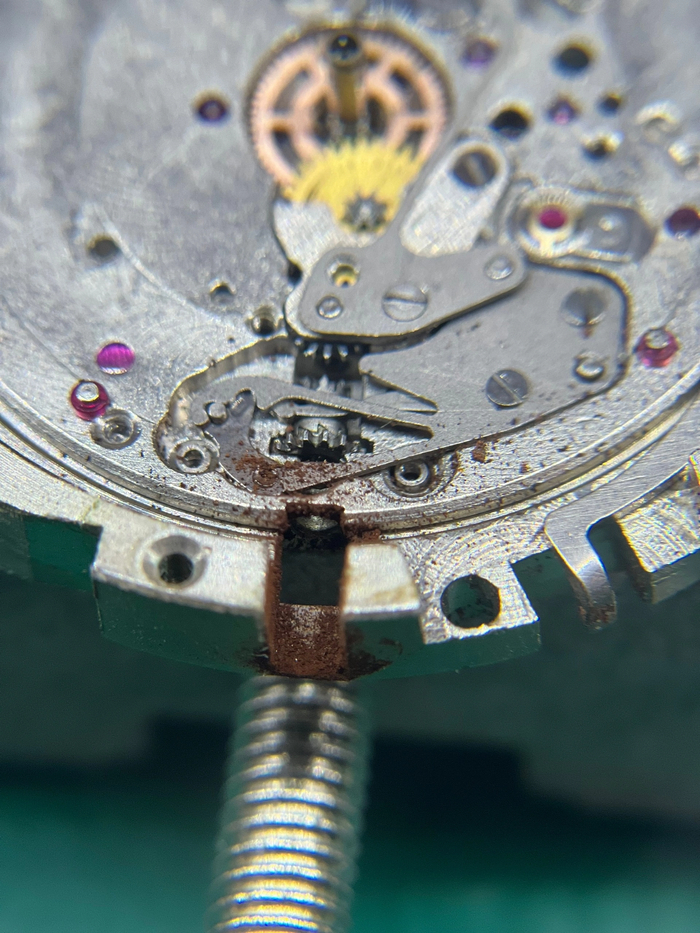 Ремонтуар в момент разборки