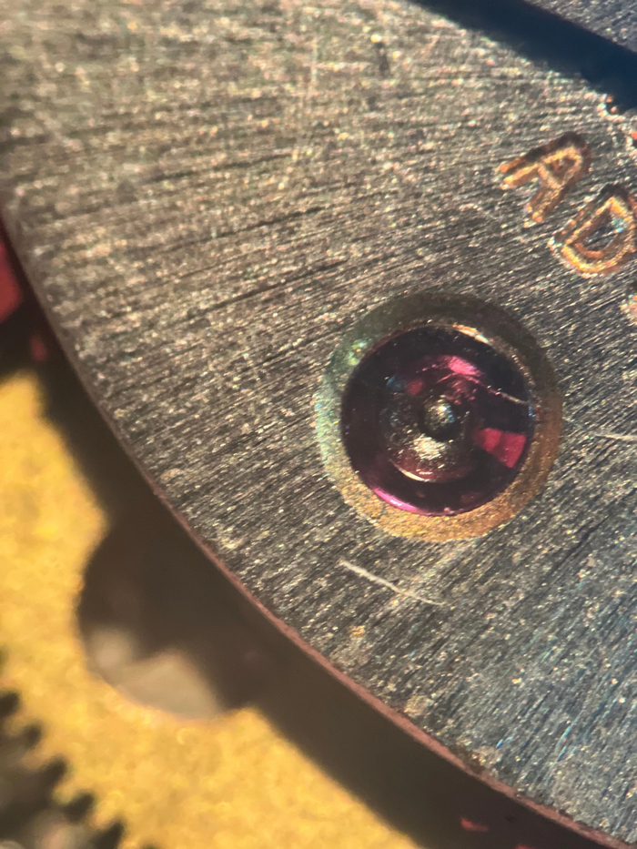 Старая смазка в бушоне