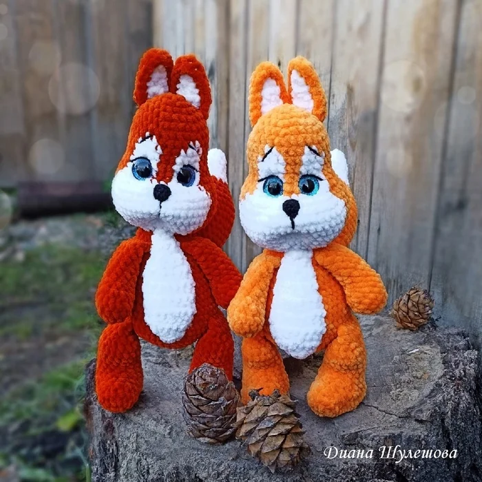 Master class SquirrelAuthor Diana Shuleshova - Amigurumi, Knitted toys, Knitting, Crochet, Longpost