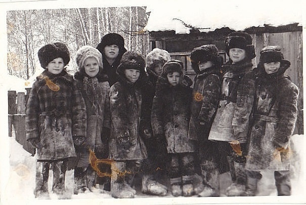 In the cold weather we didn't go to school, but we played outside all the time. And what's typical is that we didn't get sick. - The photo, the USSR, Childhood in the USSR, Childhood, Winter