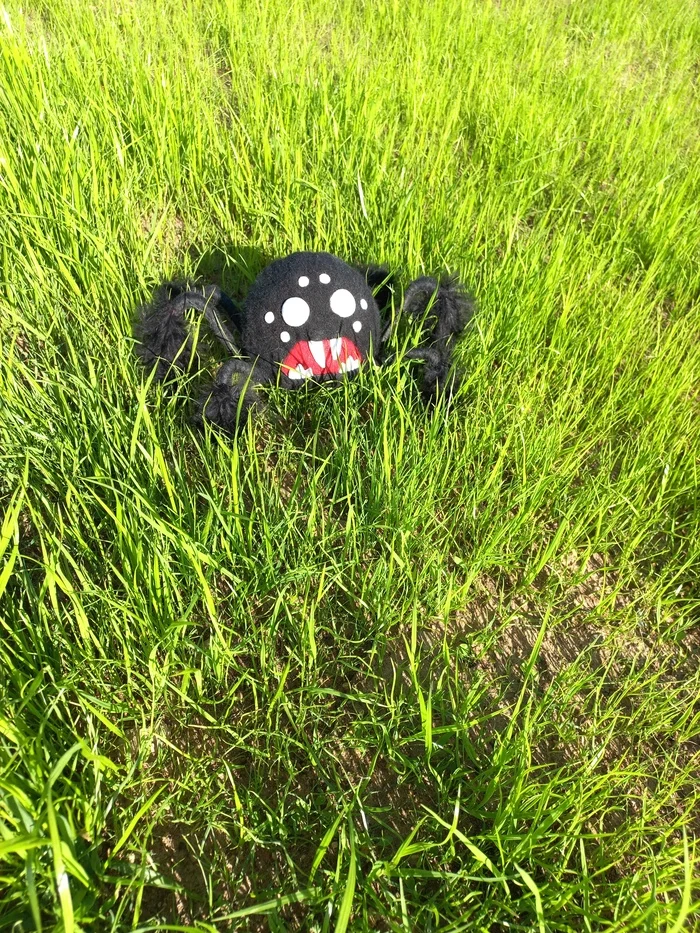 Spider from Don't Starve - My, Dont starve, Spider, Needlework without process, Handmade, Dry felting, Wool toy, Longpost, Video