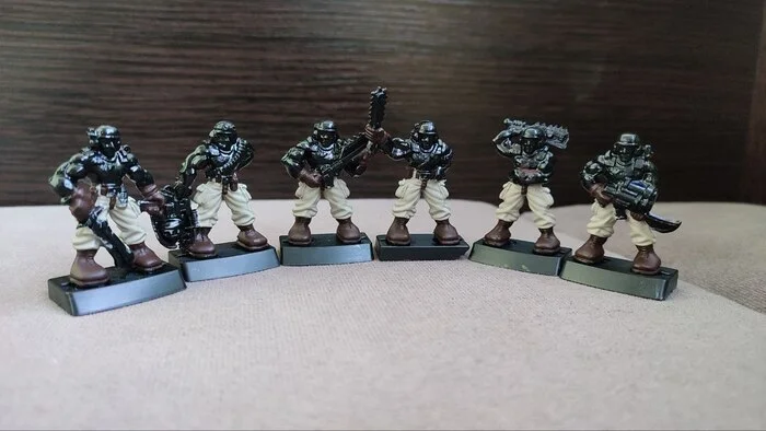 Painting of the Armored Infantry squad Light Assault Clone Infantry part 4 - My, Painting, Painting miniatures, Miniature, Stand modeling, Painting, Modeling, Scale model, Board games, Collecting, Desktop wargame, Wargame, Collection, Technologist