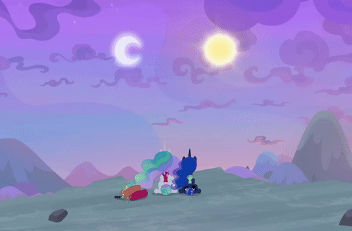     2 My Little Pony, Princess Luna, Princess Celestia, , 