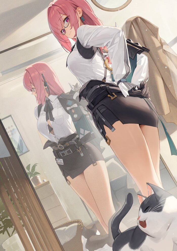 Anime Art, , , , Zenless Zone Zero, Tsukishiro Yanagi (zzz), , 