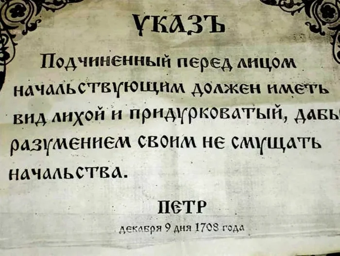 Tsar's decree of 1708 - Humor, Screenshot, Peekaboo, Tsar