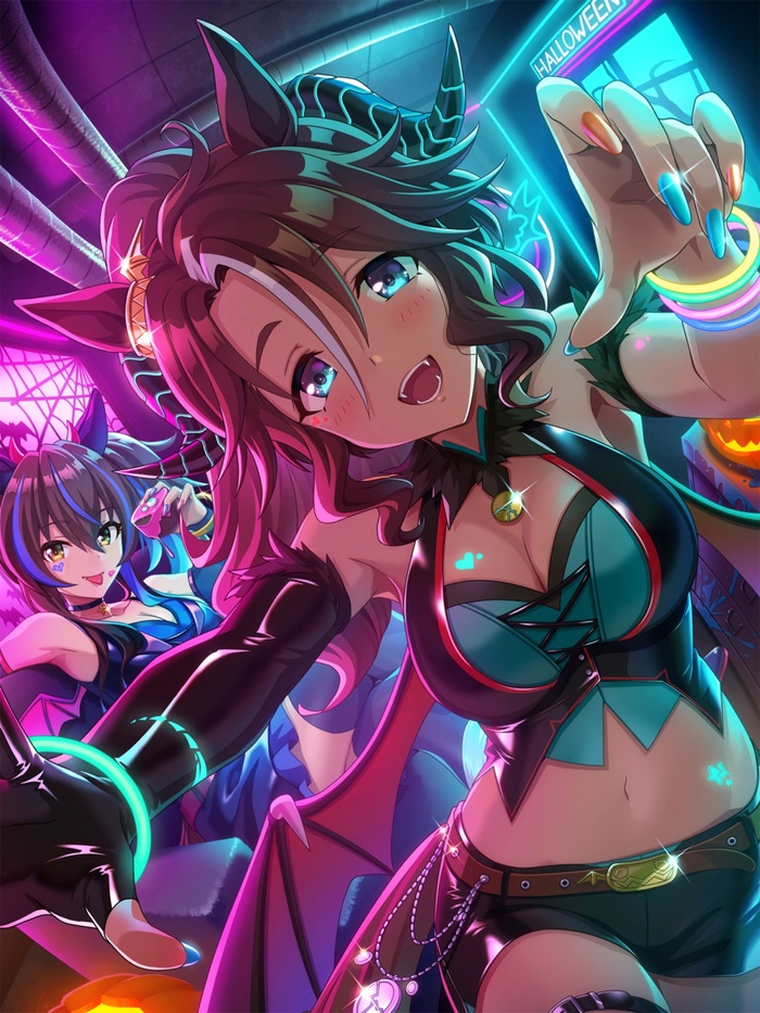 Mejiro Palmer (Daitaku Helios на заднем плане)