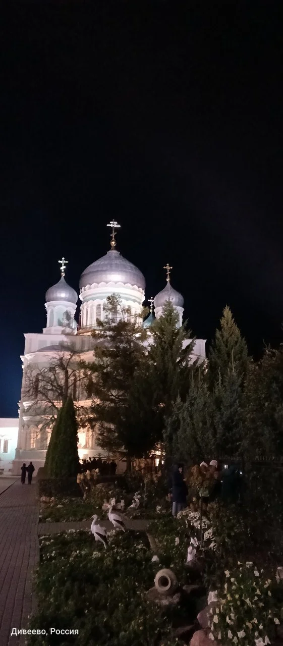 Божественно прекрасный фонтан в Дивеево - Моё, Дивеево, Фонтан, Вечер, Красота, Видео, Вертикальное видео, Длиннопост