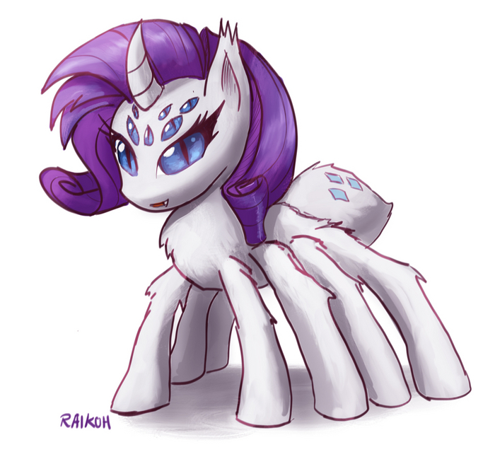    My Little Pony, Rarity, Spiderpony