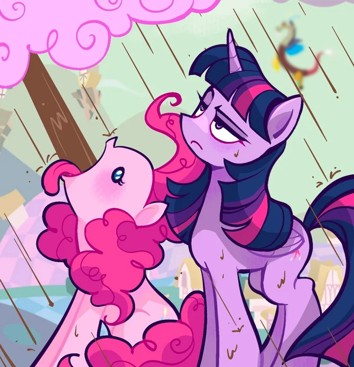 ААААААААААА - My Little Pony, Pinkie Pie, Twilight sparkle, MLP Discord