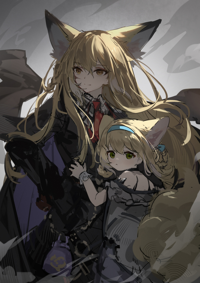 Mama Arknights, , Suzuran, Vulpisfoglia (Arknights), Anime Art