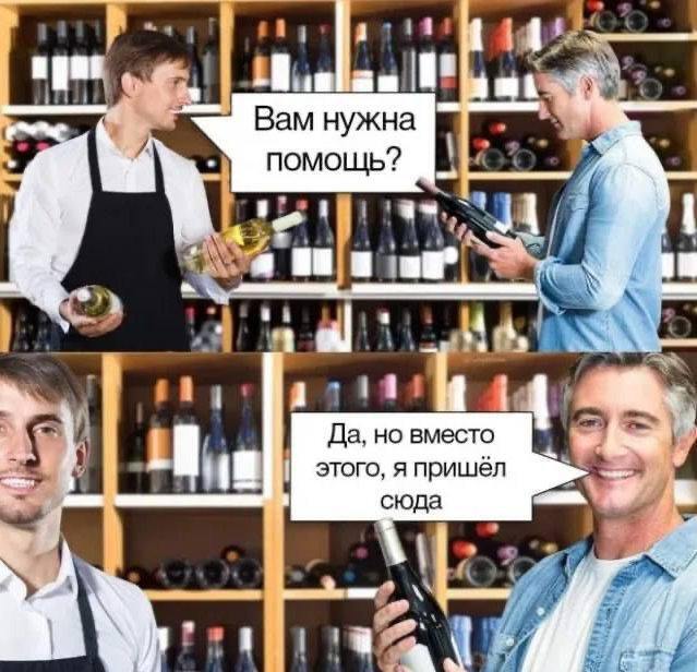 Do you need help? - Memes, Humor, Picture with text, Help, Wine shop, Telegram (link), Alcohol, Alcoyumor