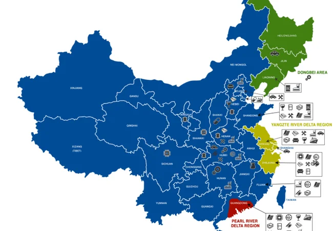 География производства в Китае - Китай, Промышленность, Торговля, Закупки, Китайские товары, Вэд, Производители, Азия, Длиннопост