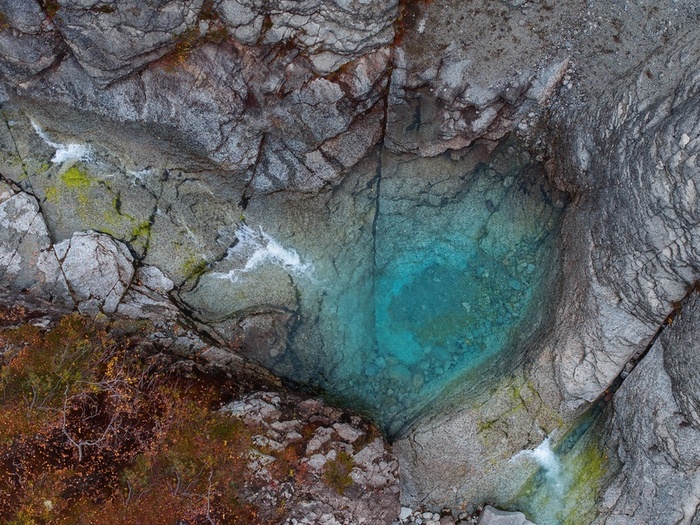 Бассейн Меридионального ручья сверху