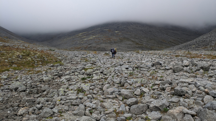 Развилка на Восточный и Западный перевалы