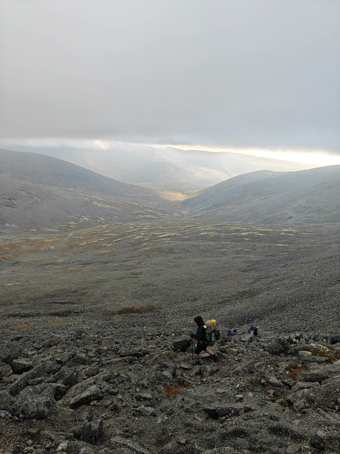 Спуск с перевала
