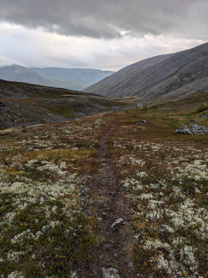 Тропа в долине ручья Ферсмана