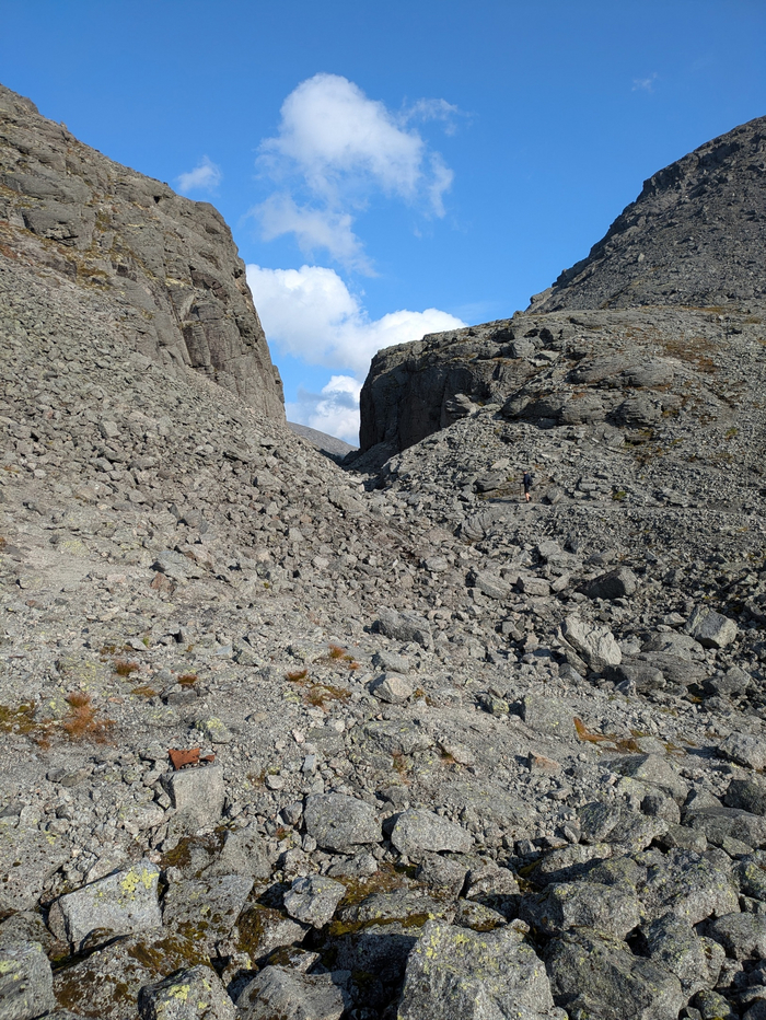 Начало ущелья со стороны Малой Белой