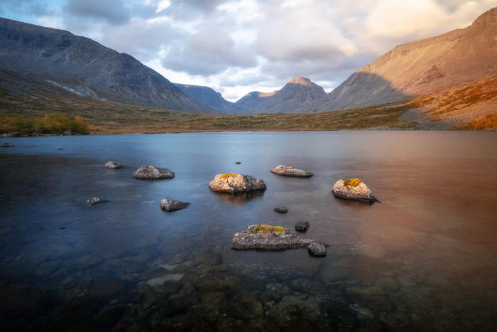 Тахтаръявр на длинной выдержке