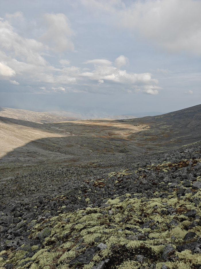 Вид с перевала в сторону Ущелья Ведьм