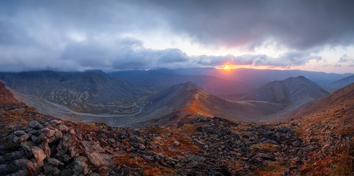 Закат с Пика Марченко