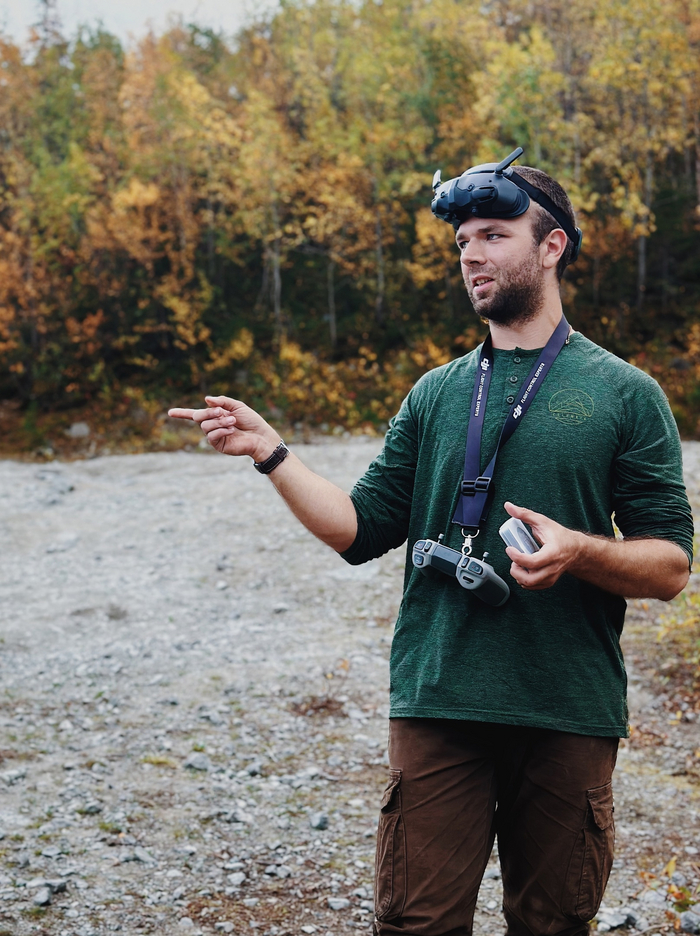 Я делаю пролёты на fpv над долиной ручья Рисйок