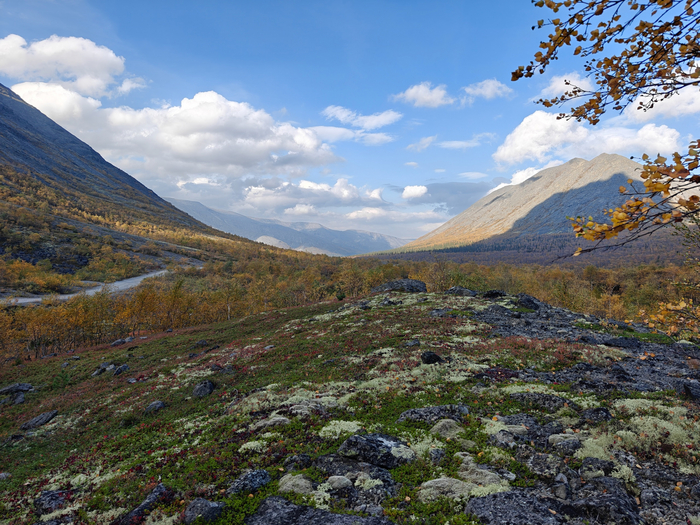 На привале в долине реки Кунийок