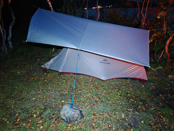 Моя палатка и тент.