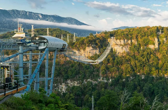 Skypark - Engineer, Architecture, Bridge, Sochi, Longpost