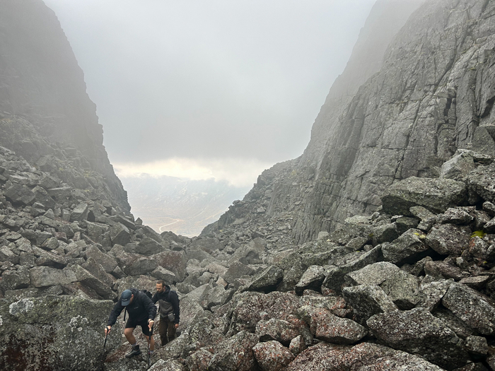 На подъеме к перевалу Географов