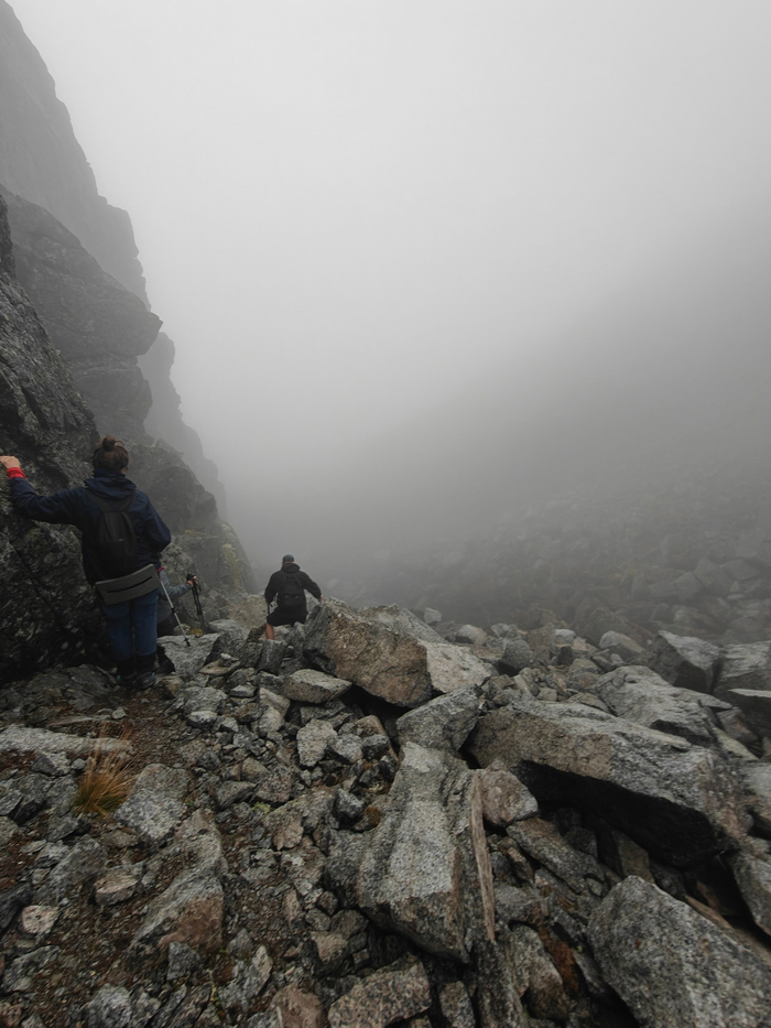 На спуске с перевала Географов