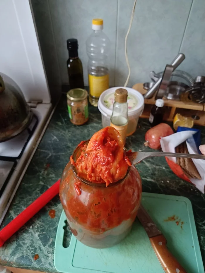 How we make kimchi - My, Kimchi, Food, Asian food, Korean food, Cooking, Recipe, Longpost