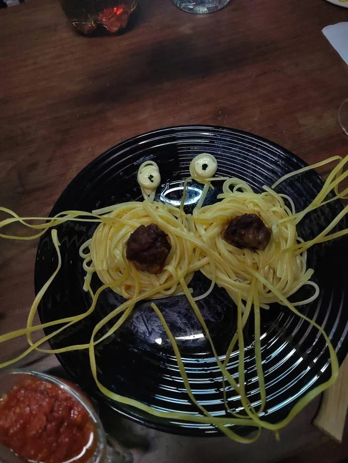 Happy Friday, brothers in the past!! - My, Pastafarianism, Flying pasta monster, Cooking, Friday