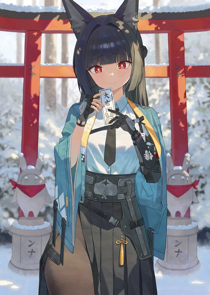   Anime Art, , , , Zenless Zone Zero, Hoshimi Miyabi (zzz), , , Animal Ears