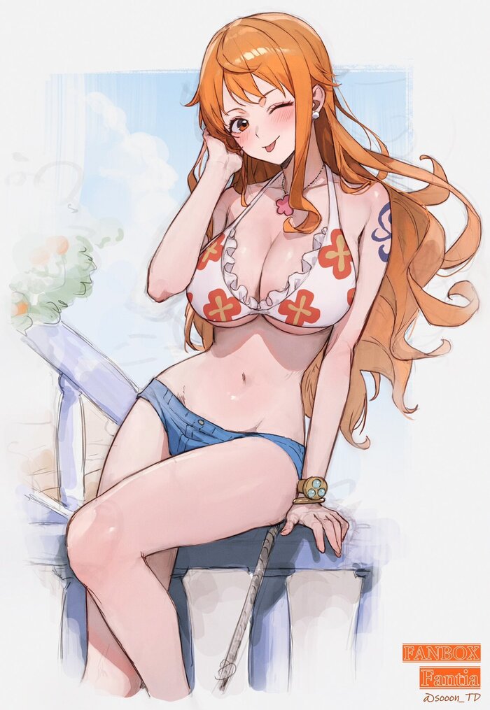      ! , Anime Art, Nami, One Piece